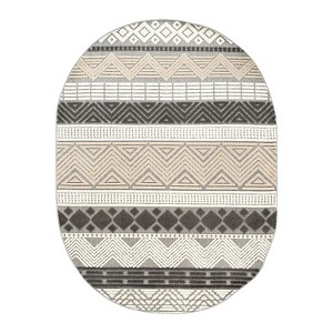 World Rug Gallery Marbella Contemporary Boho Indoor/Outdoor Area Rug - 1 of 4