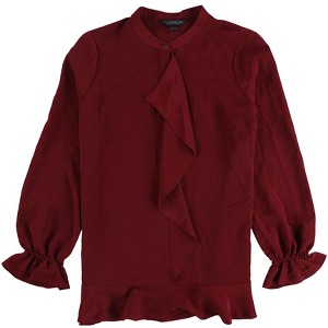 Rachel Zoe Womens Ruffle Front Tunic Blouse - 1 of 2