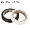 Unique Bargains PVC Thin Sticky Seal Tennis Badminton Racket Accessories Grip Finishing Tapes 26Ft 2 Pcs - 3 of 4