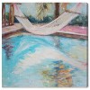 Art Remedy Poolside Hammock Chic Coastal Wall Art Unframed - 3 of 4