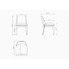 Sapphtopaz Modern Dining Chairs Set of 2 with Mid-Backrest PU Leather Dining Room Chairs with Wood Legs Living Room Chair for Dining Room - 2 of 4