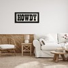 Stupell Industries Vintage Howdy Sign Black Framed Giclee Art - 2 of 4