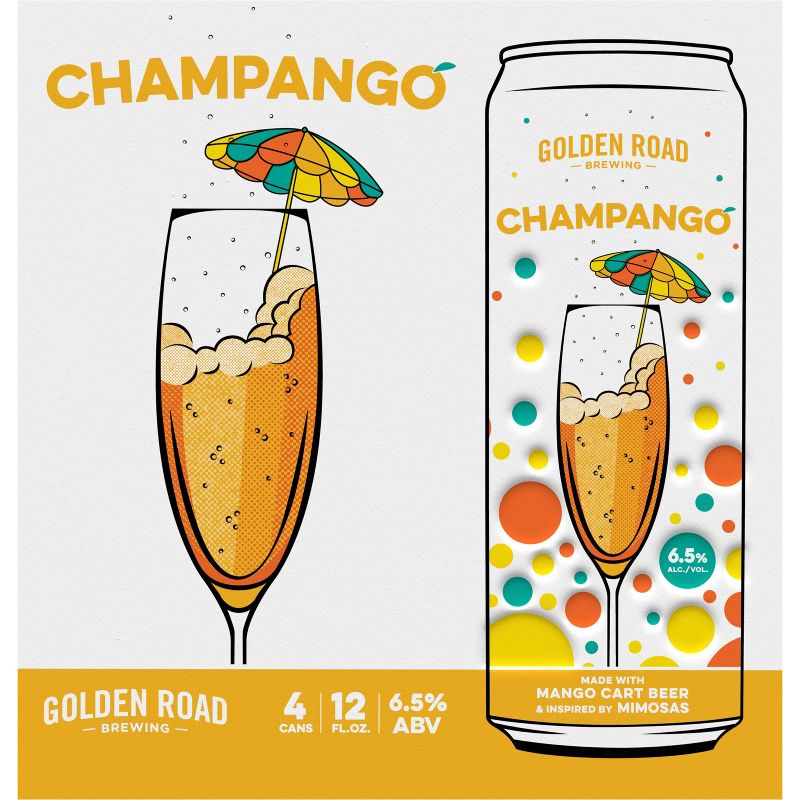 Golden Road Champango Beer - 4pk/12 fl oz Cans, 6 of 11