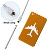 Unique Bargains Plane Print Reinforced aluminum alloy Luggage Tags - 3 of 4
