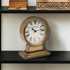 Storied Home Vintage Metal Mantel Clock - 2 of 4