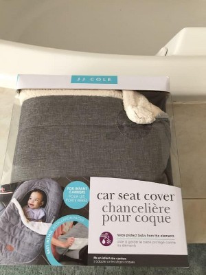 JJ Cole Car Seat Cover - Heather Gray