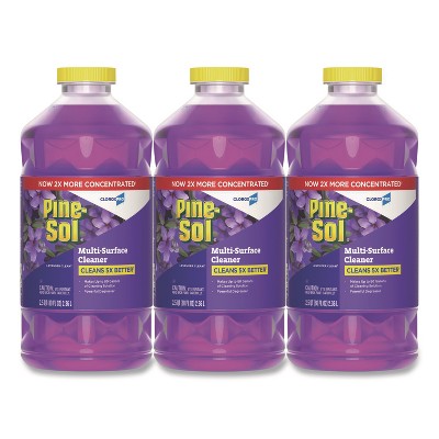 Pine-Sol CloroxPro Multi-Surface Cleaner Concentrated, Lavender Clean Scent - Case of 2- 80 oz