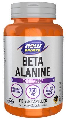 Beta-Alanine 750 mg by Now Foods  -  120 Capsule