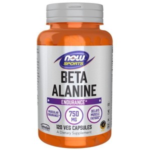 Beta-Alanine 750 mg by Now Foods  -  120 Capsule - 1 of 3