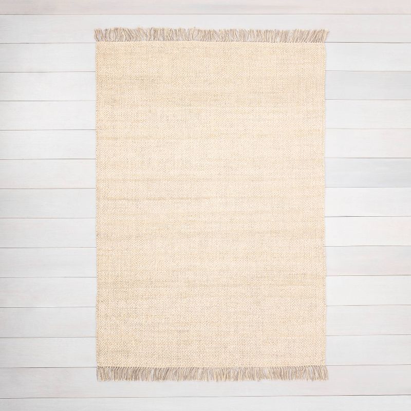 Bleached Jute Fringe Rug - Hearth & Hand™ with Magnolia, 1 of 11