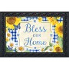 Briarwood Lane Summer Doormat 30x18 Indoor Outdoor Bless This Home Floral For Summer Doormat - 2 of 4