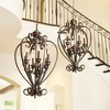 Quorum Lighting Bryant 9-Light Entry Pendant, Oiled Bronze, 20W, 33.5H - 2 of 3