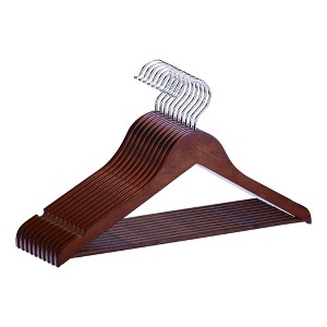 REGALWOVEN Non-Slip Durable Space Saving 360-degree Swivel Hook Clothes Hangers 10 Pcs - 1 of 4