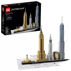 LEGO Architecture New York City, Build It Yourself New York Skyline Model for Adults and Kids 21028
