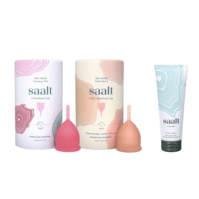 Saalt Menstrual Cup - Himalayan Pink - Small : Target