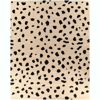 Mark & Day Sanremo 8'x10' Rectangle Tufted Indoor Area Rugs Beige: Modern Wool, Stain-Resistant, Pet Friendly, Handmade