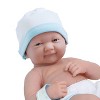 JC Toys La Newborn 14" Baby Doll 8pc Set - Blue - 3 of 4