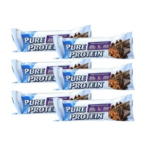 Pure Protein Chewy Chocolate Chip Protein Bar - 6 bars, 50 grm - 1 of 4