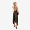 Anna-Kaci Women's Sleeveless Wrap Maxi Dress with High-Low Hem - 3 of 4