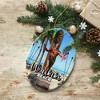 Waikiki Beach Hawaiian Paradise Ornament, Pacific Island Cultural Christmas Gift and Souvenir| OrnamentallyYou - 4 of 4