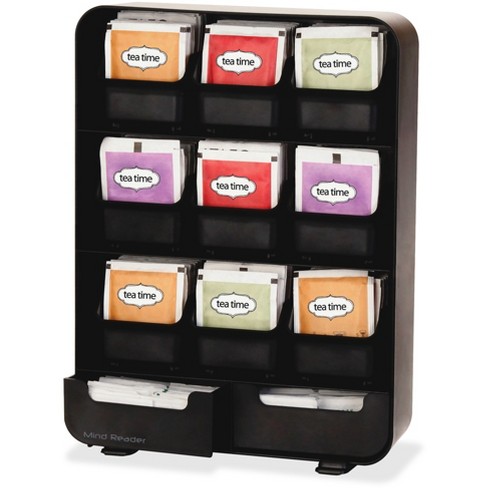 Mind Reader 6 Compartment Upright Breakroom Coffee Condiment And Cup  Storage Organizer : Target