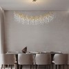 72"Modern Crystal Branch Chandelier, Dining Pendant Light - 2 of 4