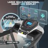 ANCHEER Folding Treadmill with Auto Incline, Smart App Control, Bluetooth Audio Speaker, LED Display, Max 9 MPH - 3 of 4