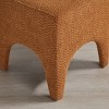 VANOMi Set of 2 Boucle Upholstered Ottomans–Footrests, Makeup Stools, Shoe Benches - 4 of 4