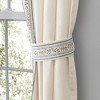 Ellis Curtain Richmark Tailored Rod Pocket Design Curtain Panel Pair for Windows with Ties Natural - image 3 of 4