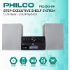 PHILCO Stereo Shelf System with Tray-Loading CD Player, Bluetooth Streaming, USB Input, MP3/AUX Support, FM Radio, LCD Display, Headphone Jack - 2 of 4