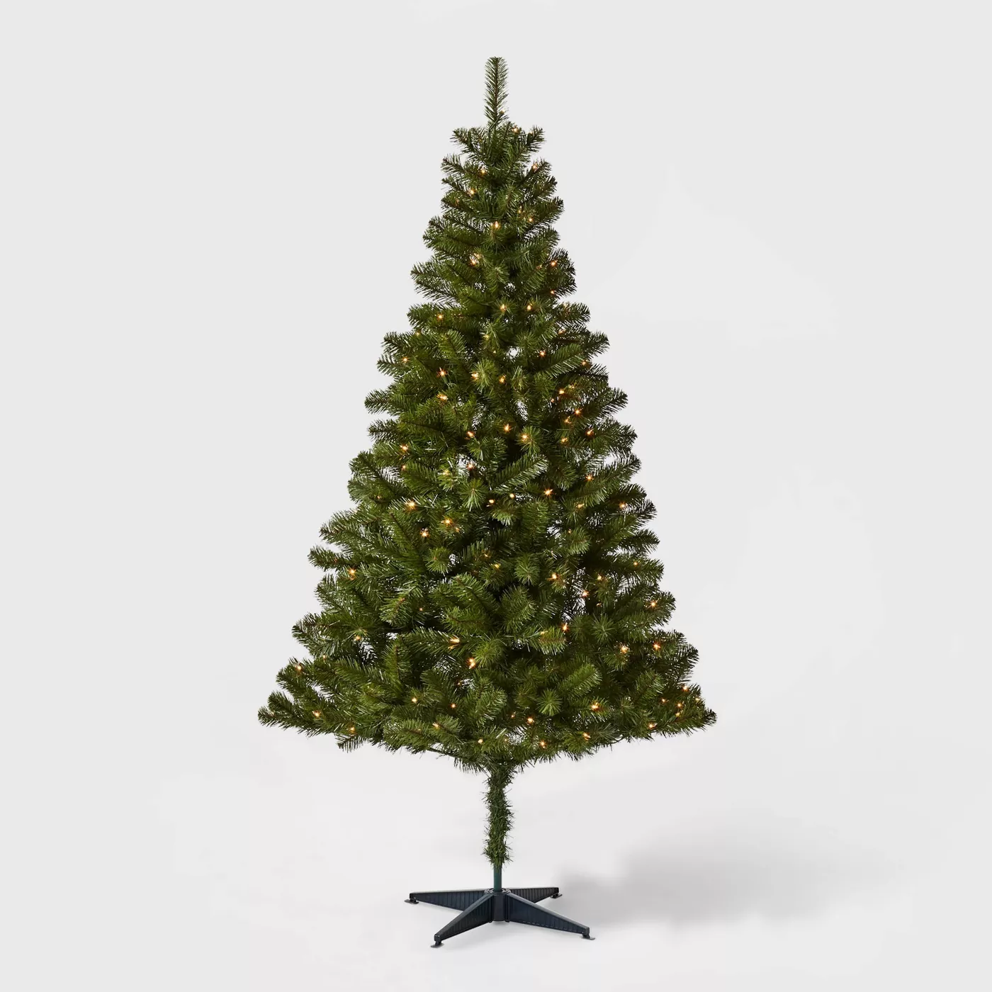 6ft Pre-lit Artificial Christmas Tree Alberta Spruce Clear Lights - Wondershop