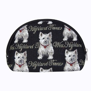 Signare USA Westie Dog Cosmetic Make Up Bag - 1 of 4