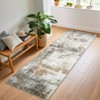 Washable Living Room Rug Non Slip Low Pile Area Rug Soft Foldable Accent Carpet for Bedroom Home Office Dining Room - 2 of 4