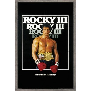 Trends International Rocky III (1982) - One Sheet Framed Wall Poster Prints - 1 of 4