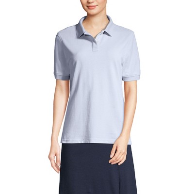 Lands' End School Uniform Young Women's Short Sleeve Mesh Polo Shirt