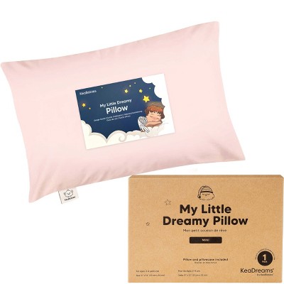 KeaBabies Mini Toddler Pillow with Pillowcase, 9x13 Small Pillow for Toddler, Soft Kids Pillow for Sleeping, Travel, Age 2-4