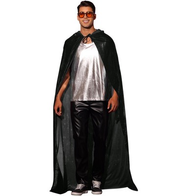 Lars Amadeus Men's Halloween Christmas Cosplay Costumes Velvet Hooded Cape