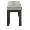 TiramisuBest Industrial Counter-Height Bench - Light Gray Foam-Cushioned Seat for Kitchen & Dining - 4 of 4