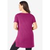 Roaman's Women's Plus Size Short-Sleeve V Neck Ultimate Tunic - 3 of 4
