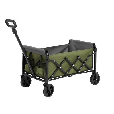 Grungis Lightweight Portable Wagon Cart,All-Terrain Shopping Cart with Wheels,Utility Cart for Camping,Shopping