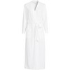 Lands' End Women's Cotton Long Sleeve Midcalf Robe - 3 of 4
