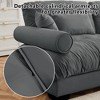 166" Velvet Modular U-Shaped Sectional Sofa with 2 Ottomans - 4 of 4