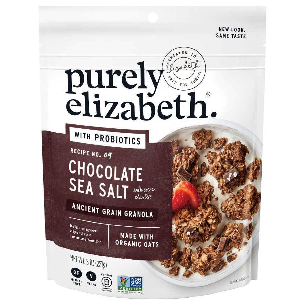 Purely Elizabeth Chocolate Sea Salt Probiotic Granola - 8oz