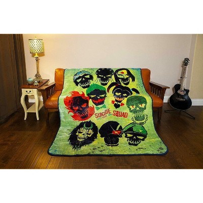 DC Comics Faux Fur Blanket, Suicide Squad TWIN