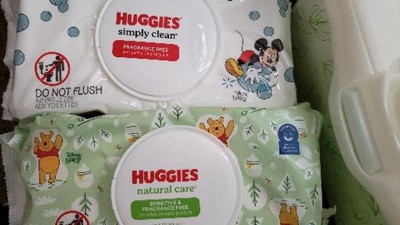 Huggies Simply Clean Unscented Baby Wipes Soft Pack - Case/512