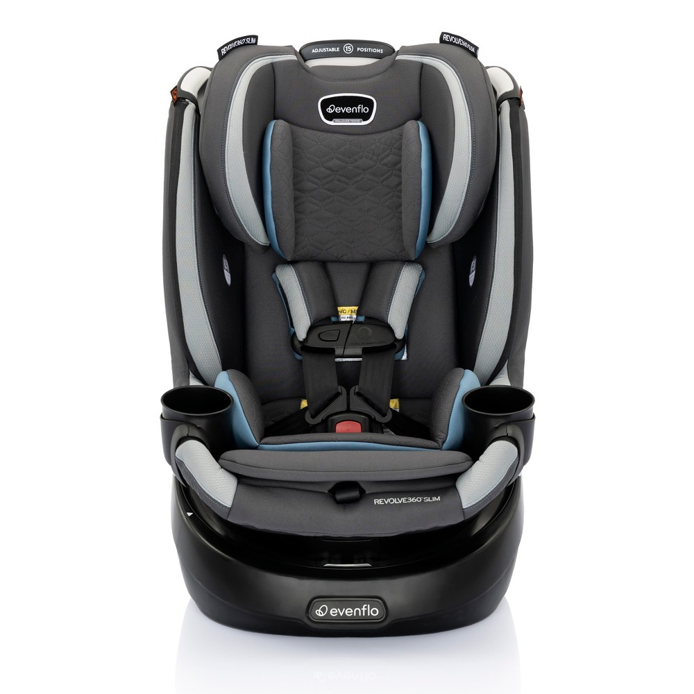 Evenflo Revolve 360 Slim 2-in-1 Rotational Convertible Car Seat with Quick Clean Cover - Stow -  89036229