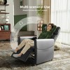 KTMBDW Leather Power Recliner Chairs for Adults, Power Lift Recliner with Footrest & Padded Seat, Electric Recliner Sofa Chair for Living Room - 2 of 4