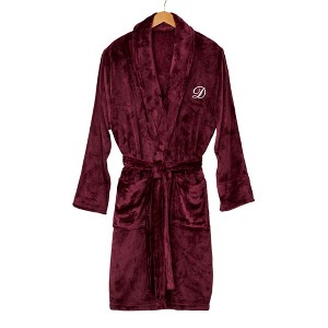 Personalization Mall Embroidered Classic Comfort Luxury Fleece Robe - 1 of 4