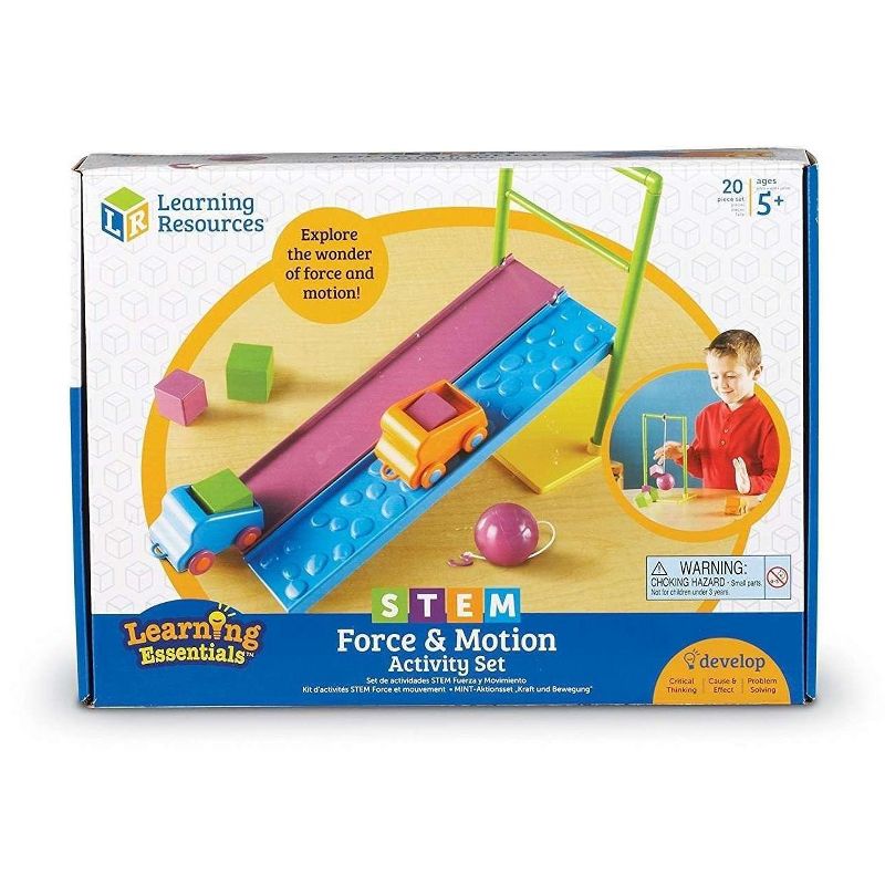 Learning Resources STEM Force & Motion Activity Set - 20 pieces, Ages 5+ STEM Toys for Kids, 1 of 6