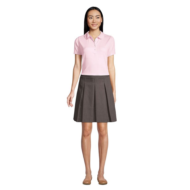 Lands' End School Uniform Women's Short Sleeve Peter Pan Collar Polo Shirt, 4 of 5